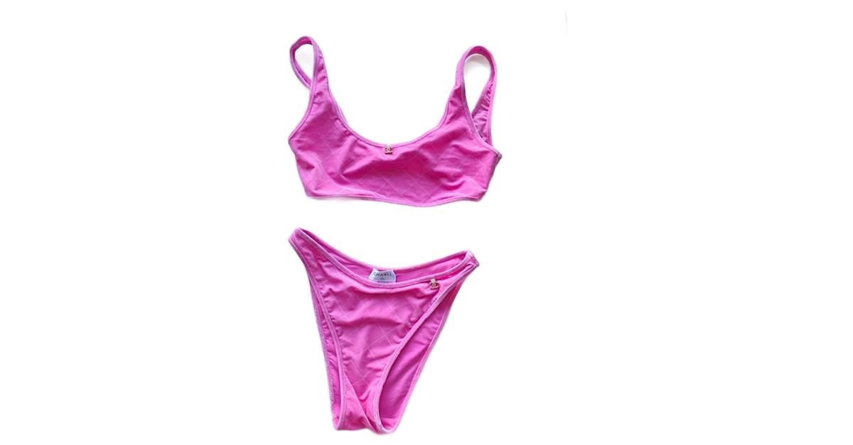 Chanel Bikini Pink Velvet Ref Joli Closet