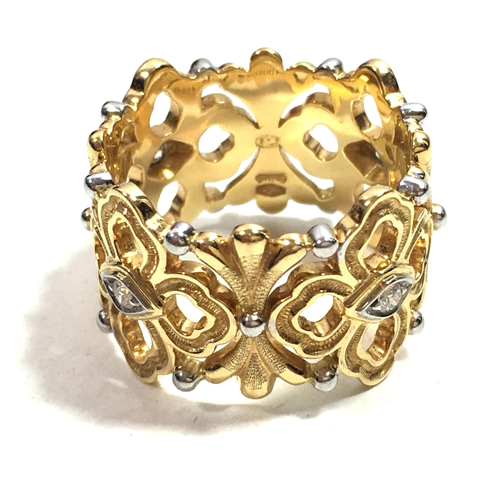 Buccellati Bague Eternelle Opera Or Doré ref 28129 Joli Closet