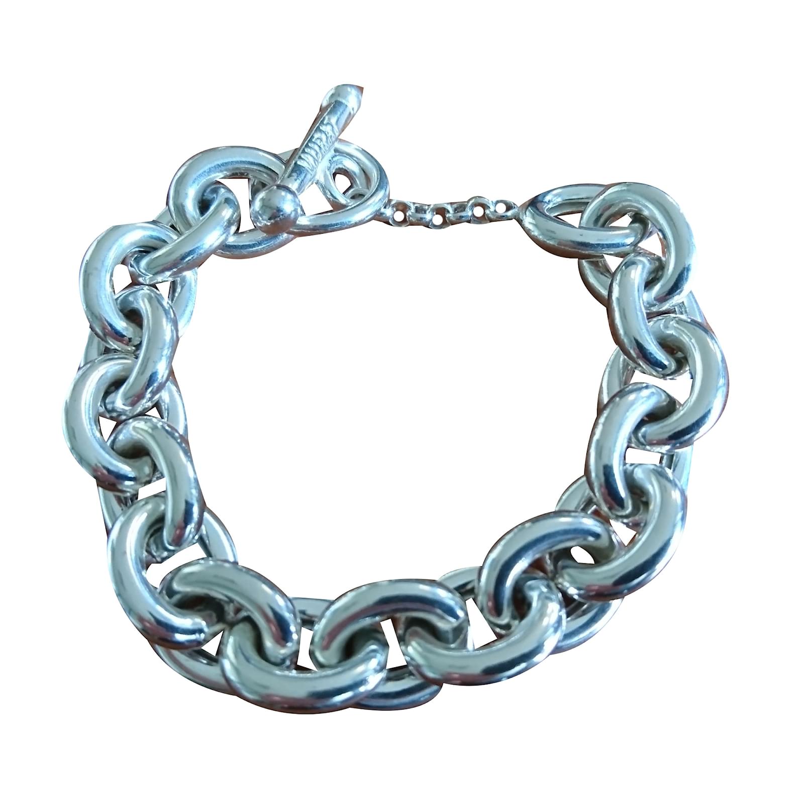 Autre Marque Murat Bracelet Maille Jaseron Argent Argent Ref