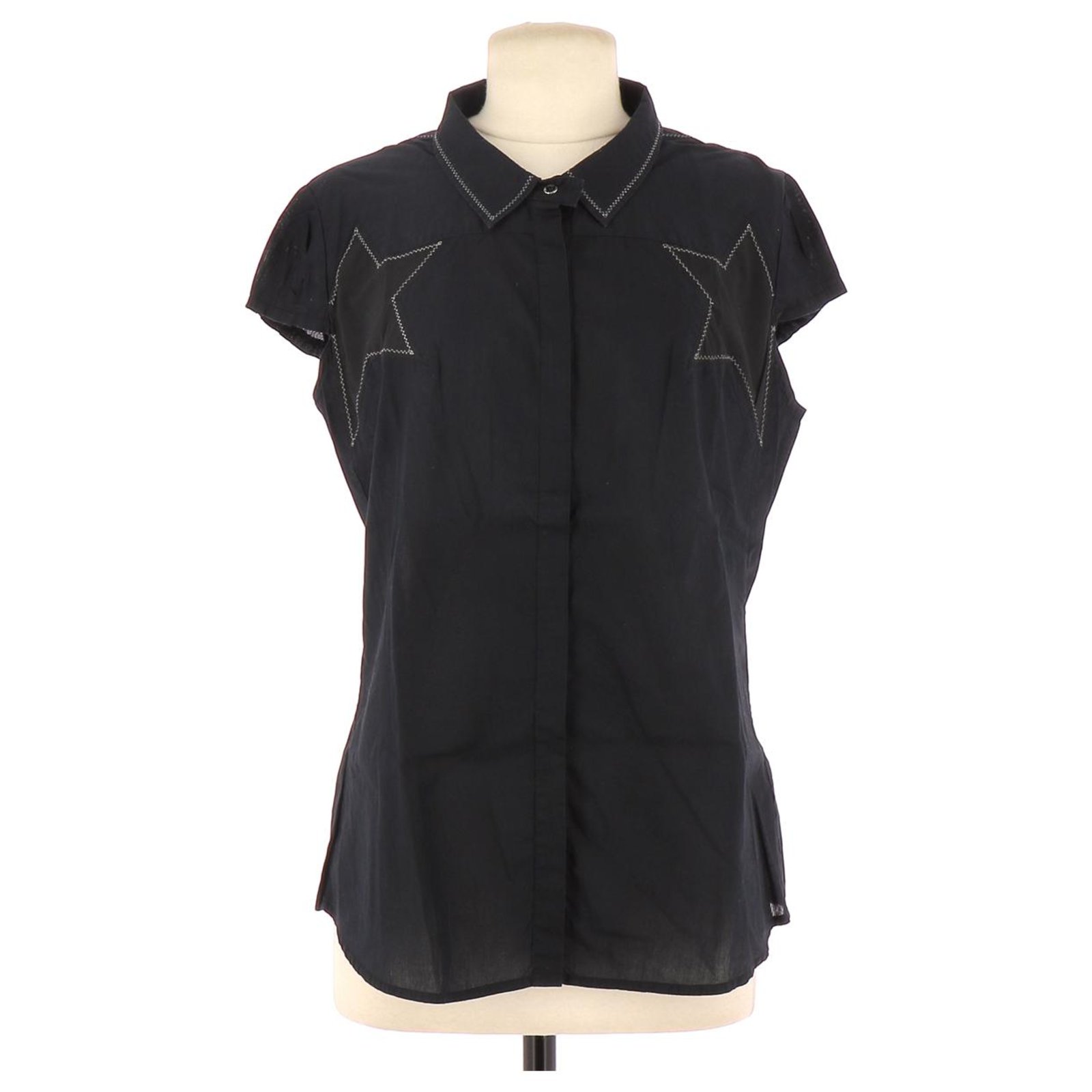 Marith Et Fran Ois Girbaud Shirt Black Cotton Ref Joli Closet