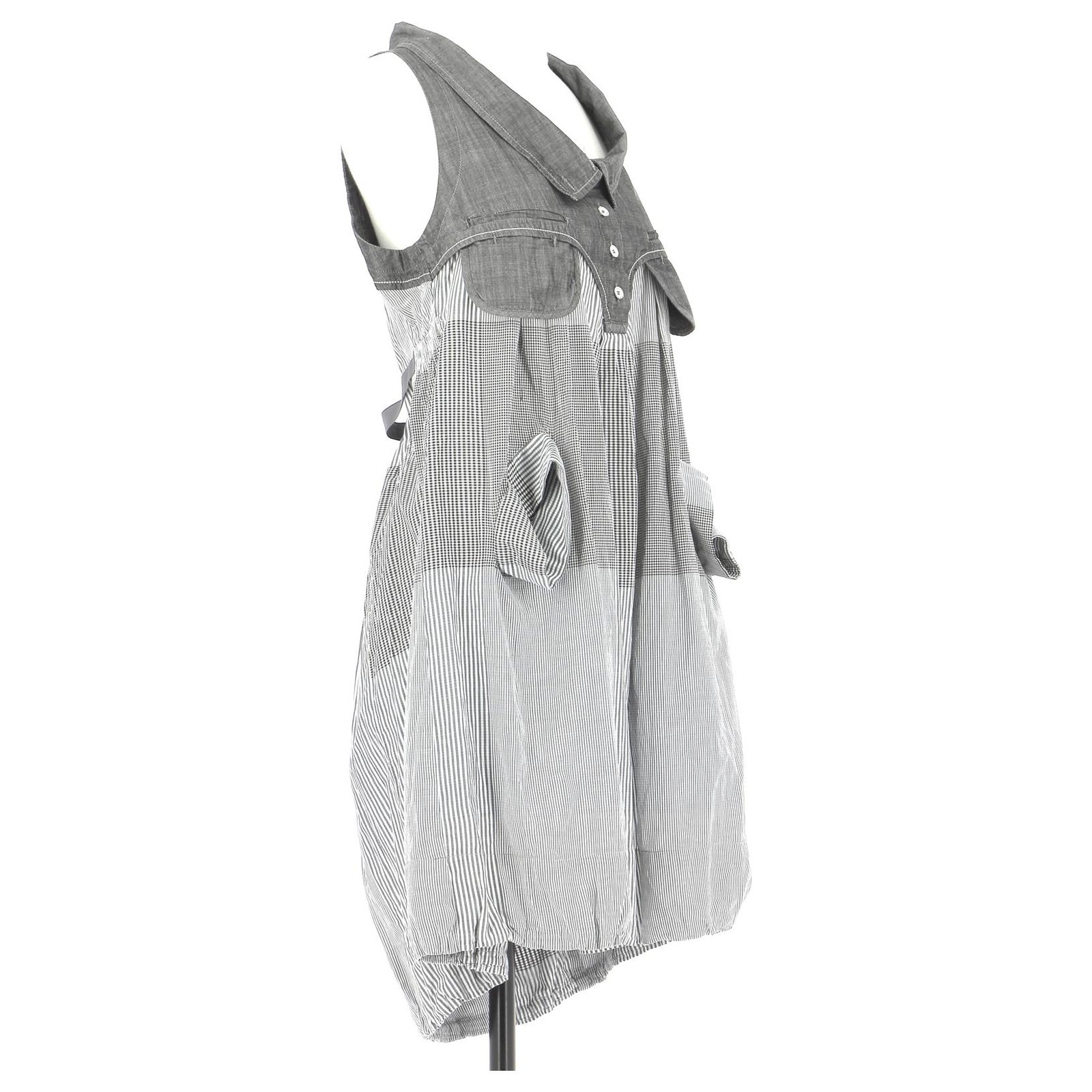 Marith Et Fran Ois Girbaud Robe Coton Gris Ref Joli Closet