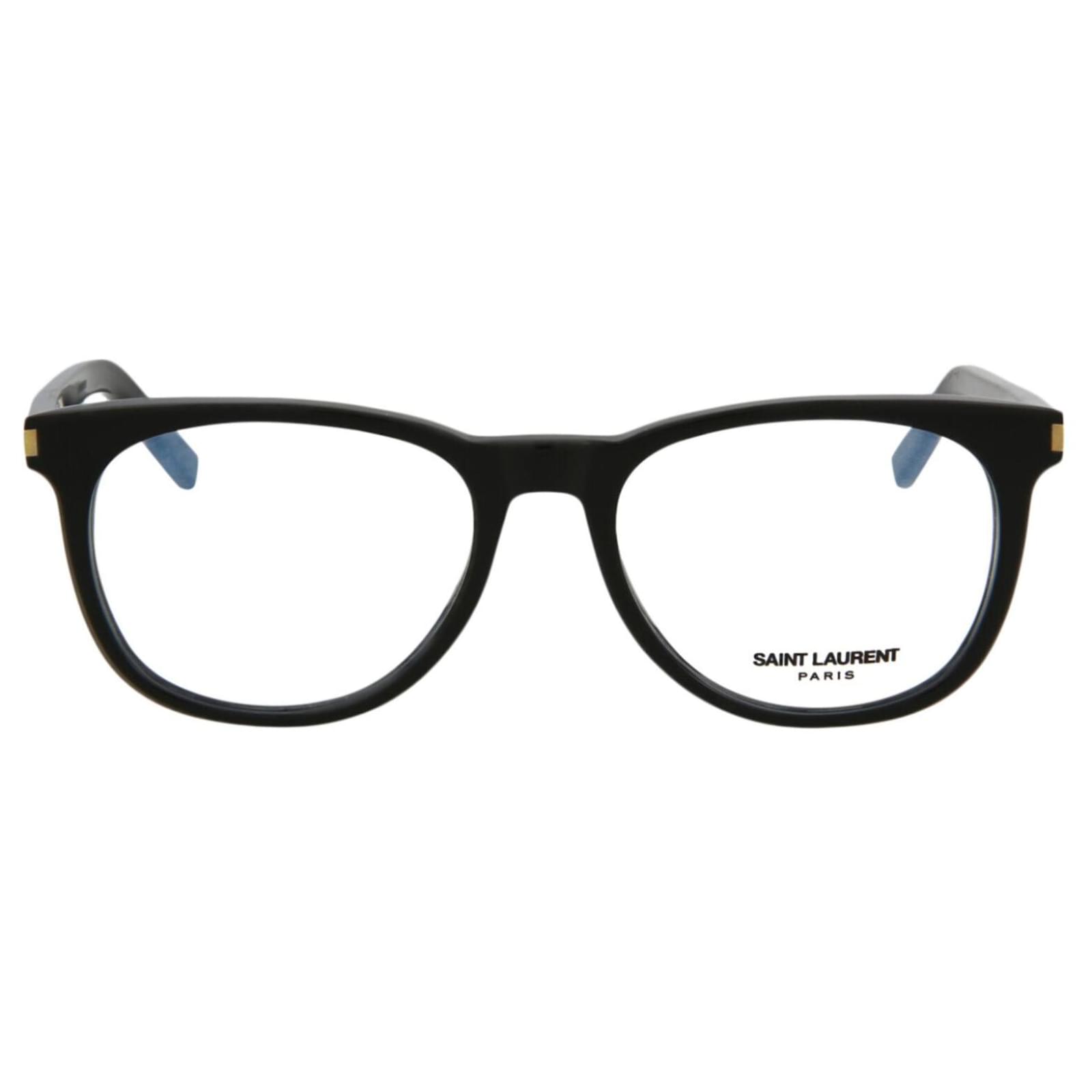 Saint Laurent Montures optiques à monture ronde Acetate Noir ref 449371