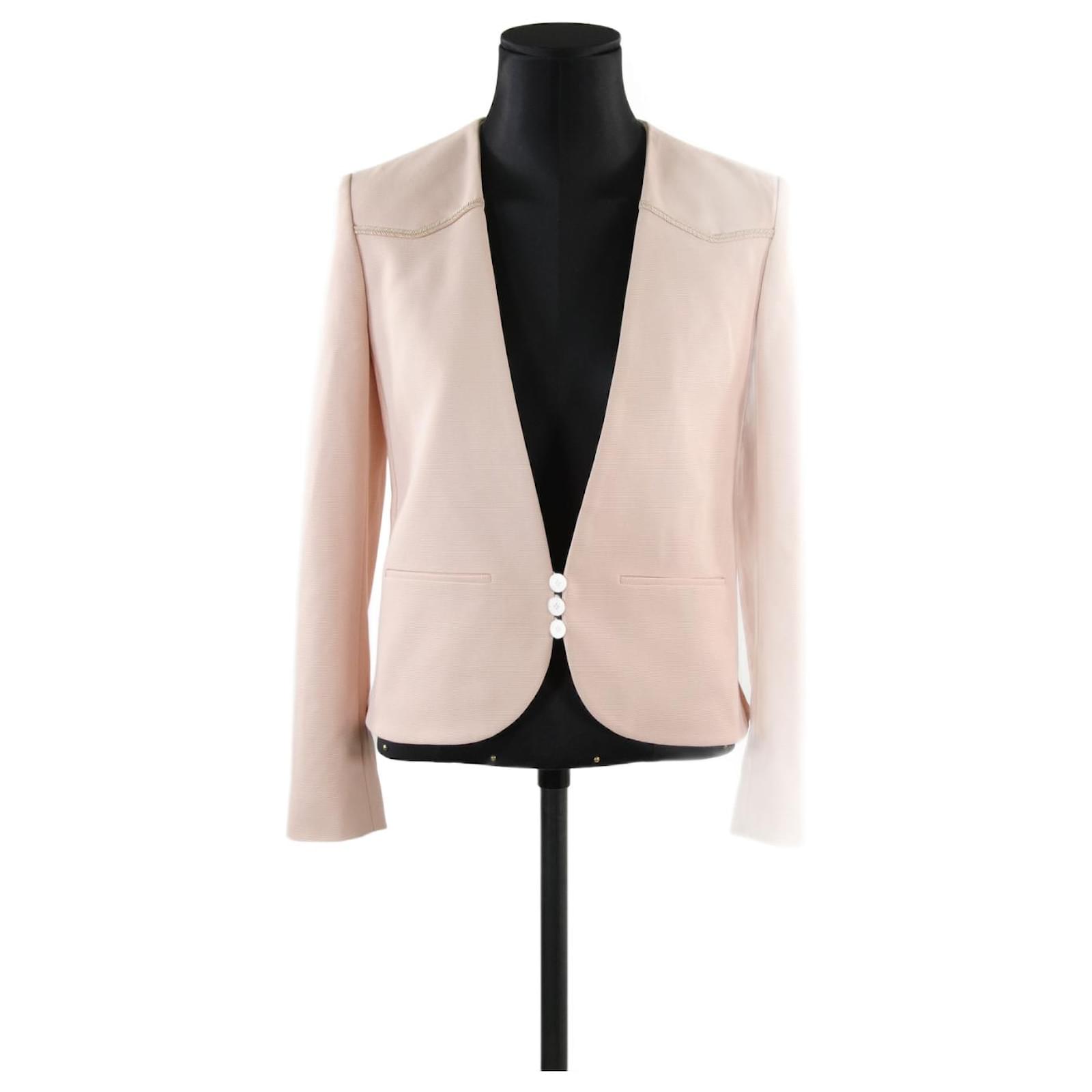 Pablo De Gerard Darel Pablo Jacket 36 Pink Cotton Ref 645179 Joli Closet