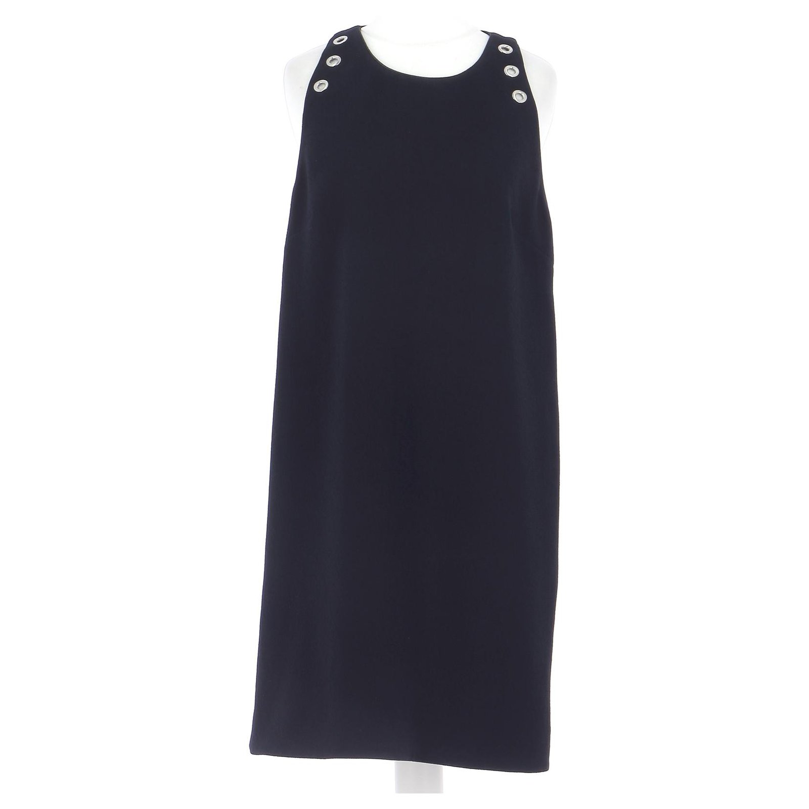 Maje Robe Navy Blue Polyester Ref Joli Closet