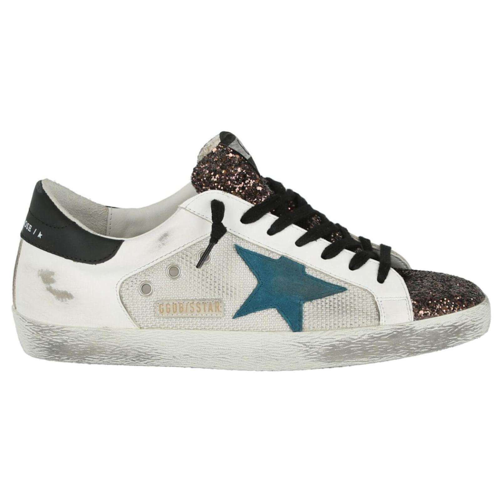 Golden Goose Zapatilla De Piel Super Star Blanco Cuero Ref 347451