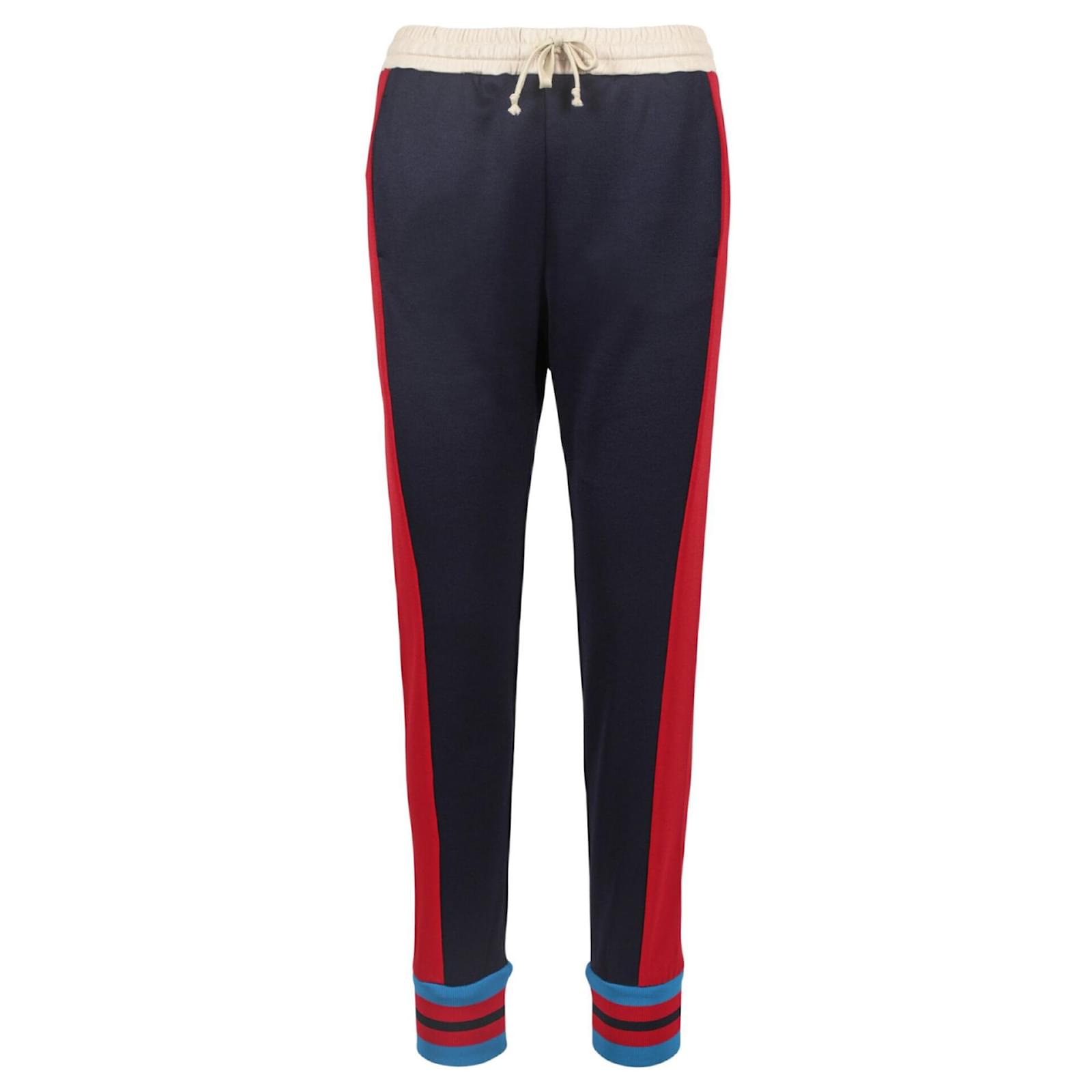 Gucci Striped Cotton Blend Trackpants Ref Joli Closet