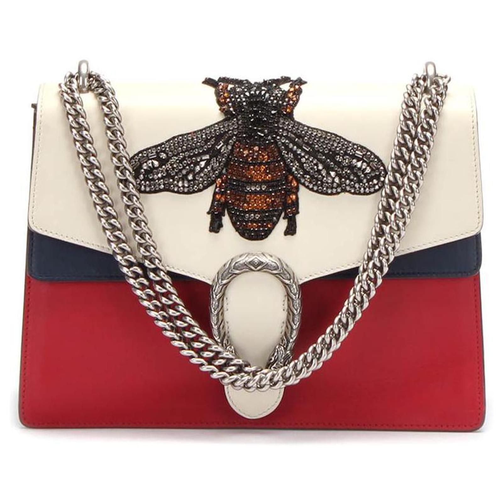 Gucci Sac porté épaule Dionysus Crystal Bee de taille moyenne avec