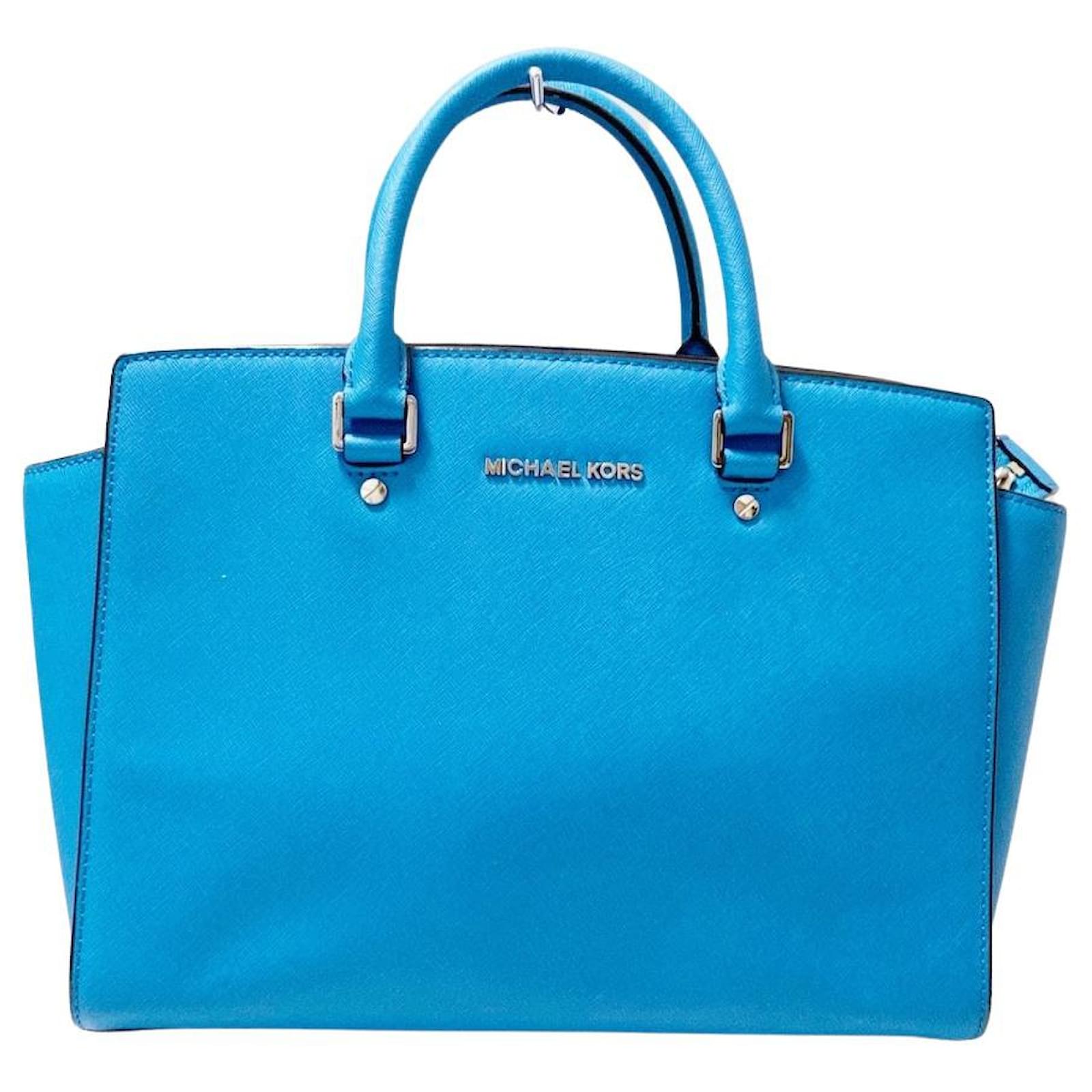 Michael Kors Selma Blau Leder Ref Joli Closet