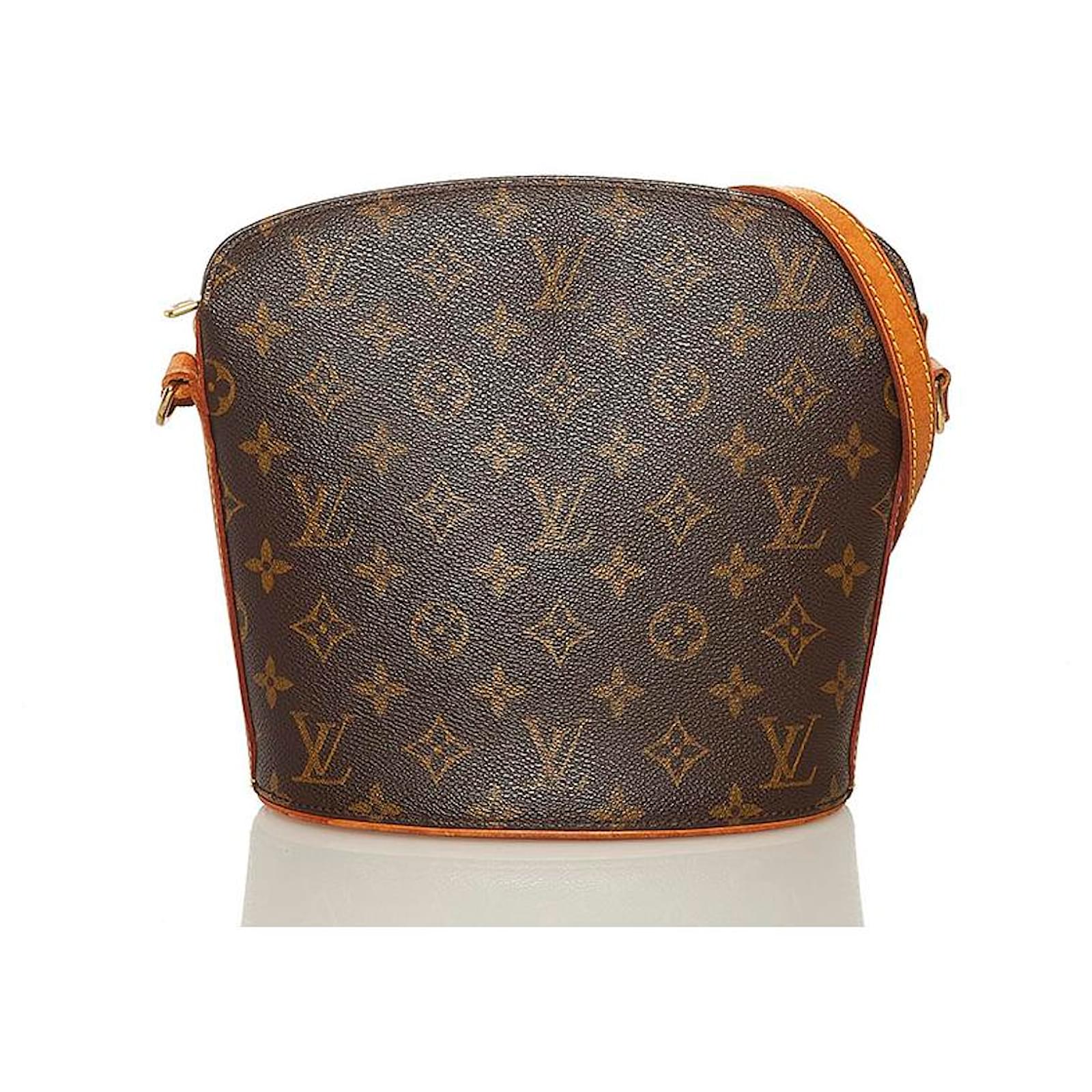 Louis Vuitton Monogram Drouot Brown Cloth Ref 733449 Joli Closet