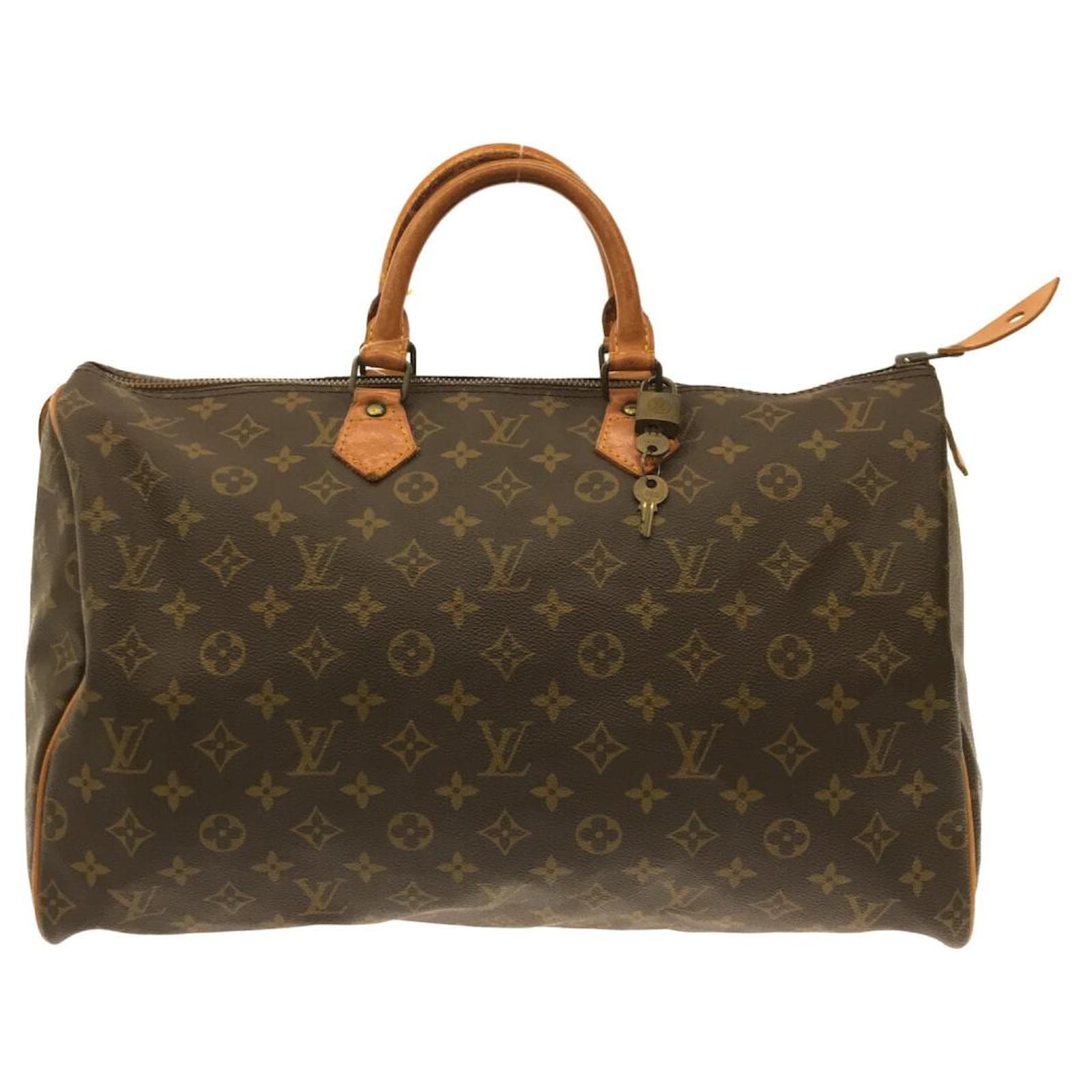 Speedy Louis Vuitton Schnell Braun Leinwand Ref Joli Closet