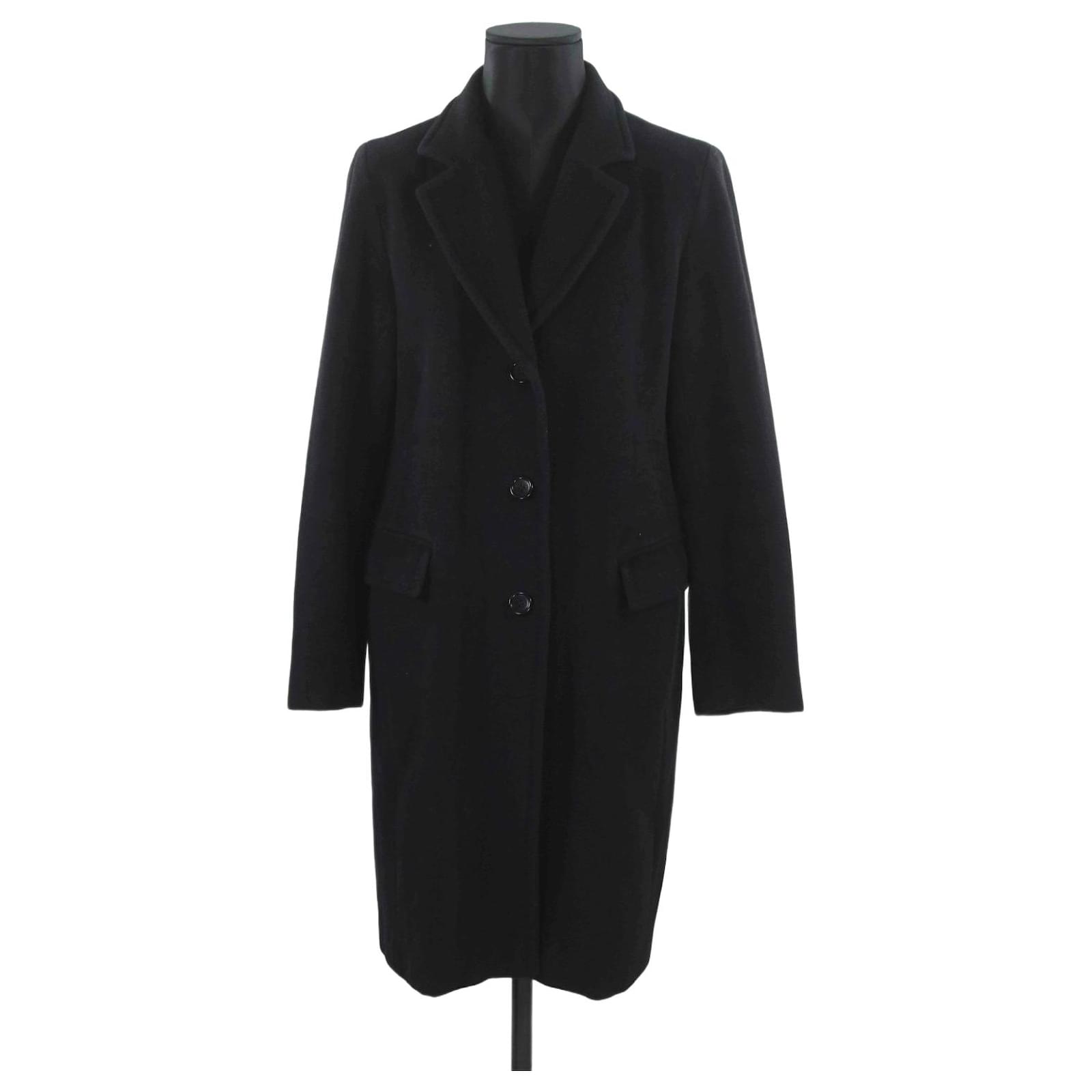 Gerard Darel Coat Black Wool Ref Joli Closet