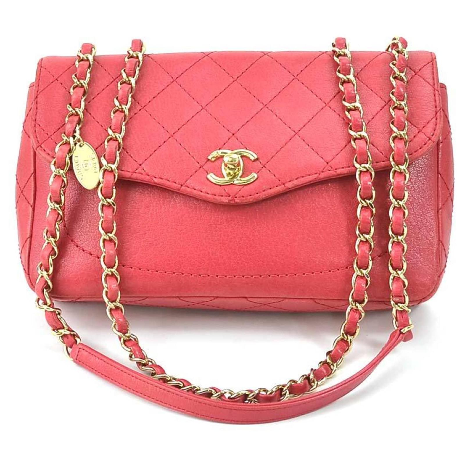 Chanel Timeless Pink Leather Ref 908459 Joli Closet