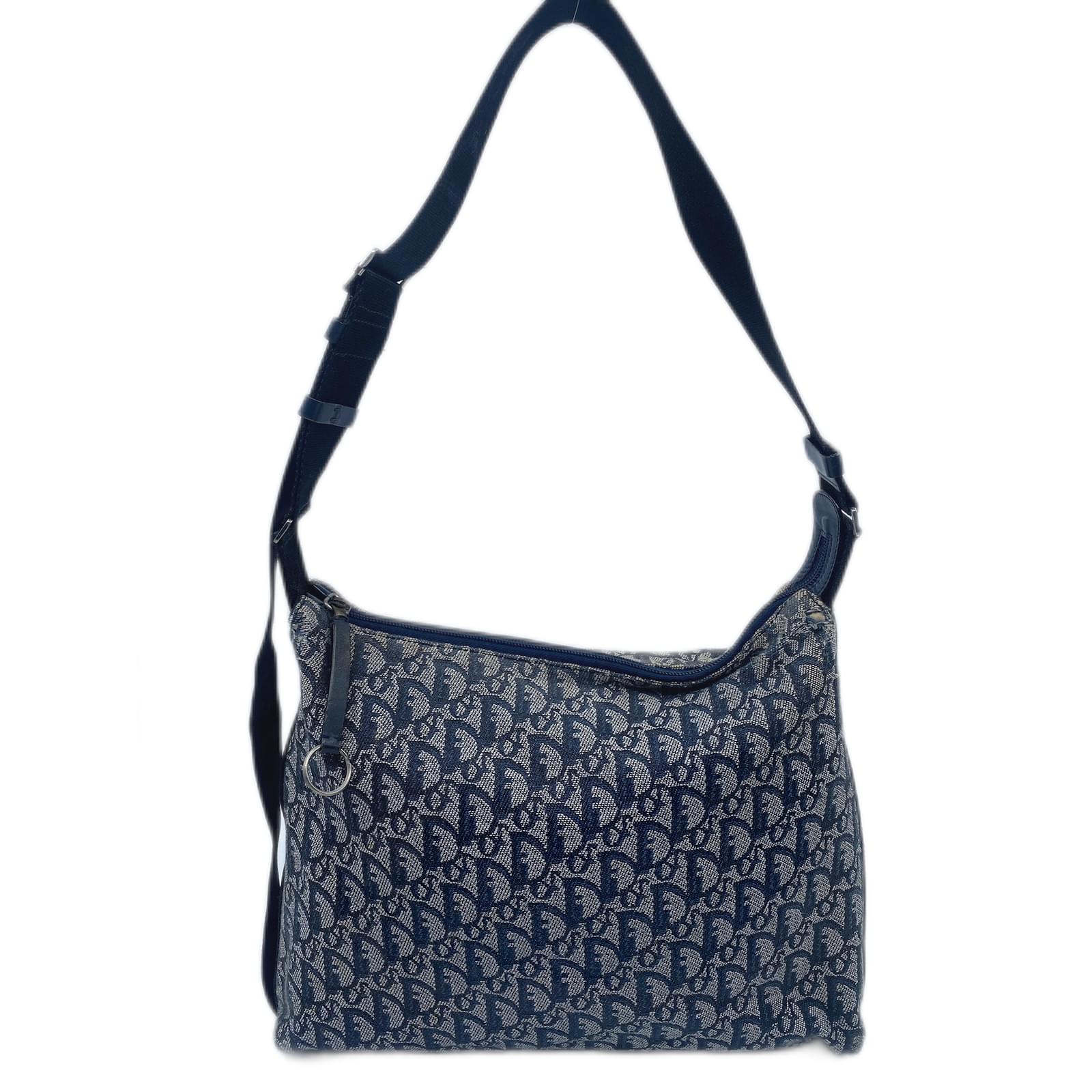 Sac Bandouli Re Dior Trotter En Toile Bleue Ref Joli Closet