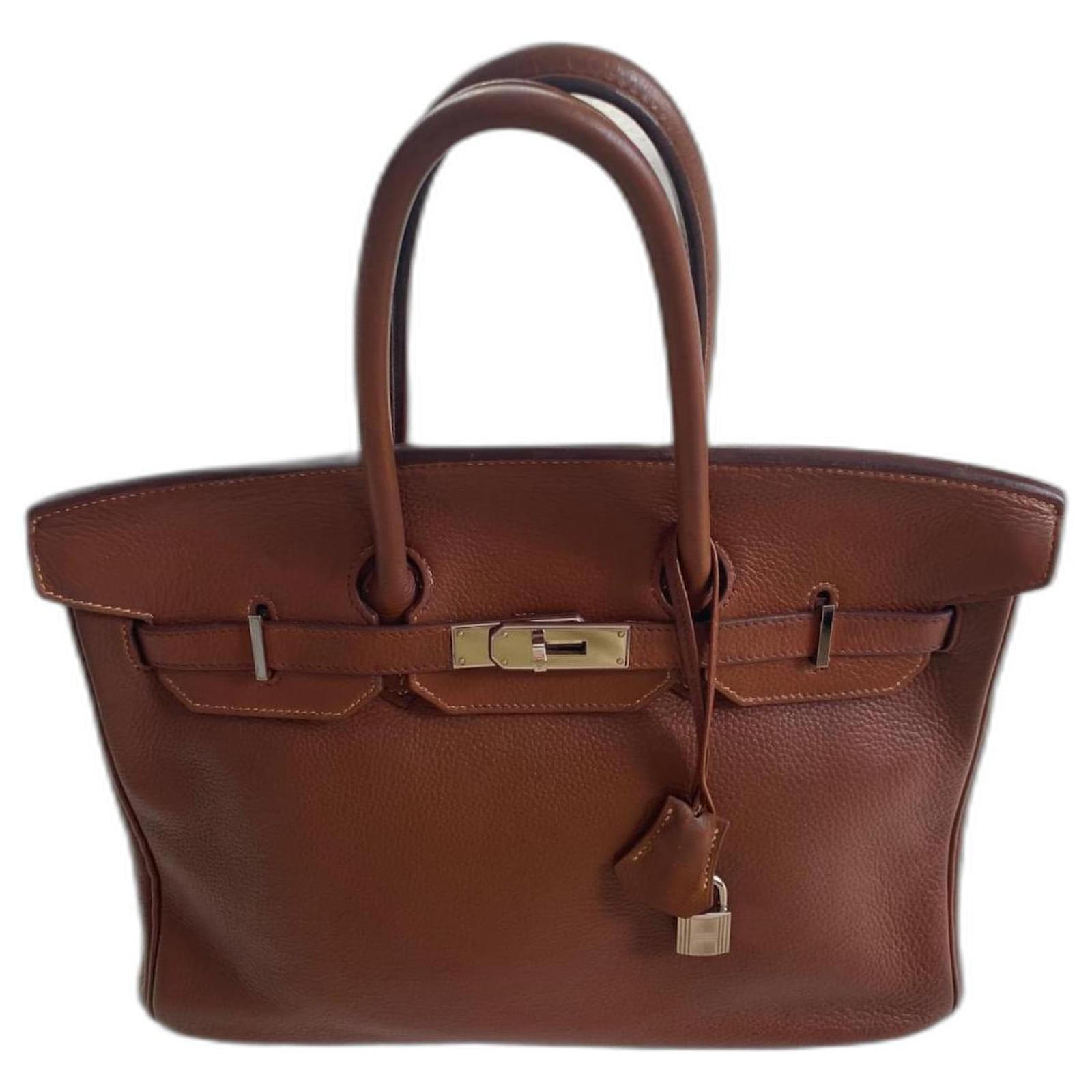 Hermès HERMES BIRKIN 35 Dark brown Leather ref 1013350 Joli Closet