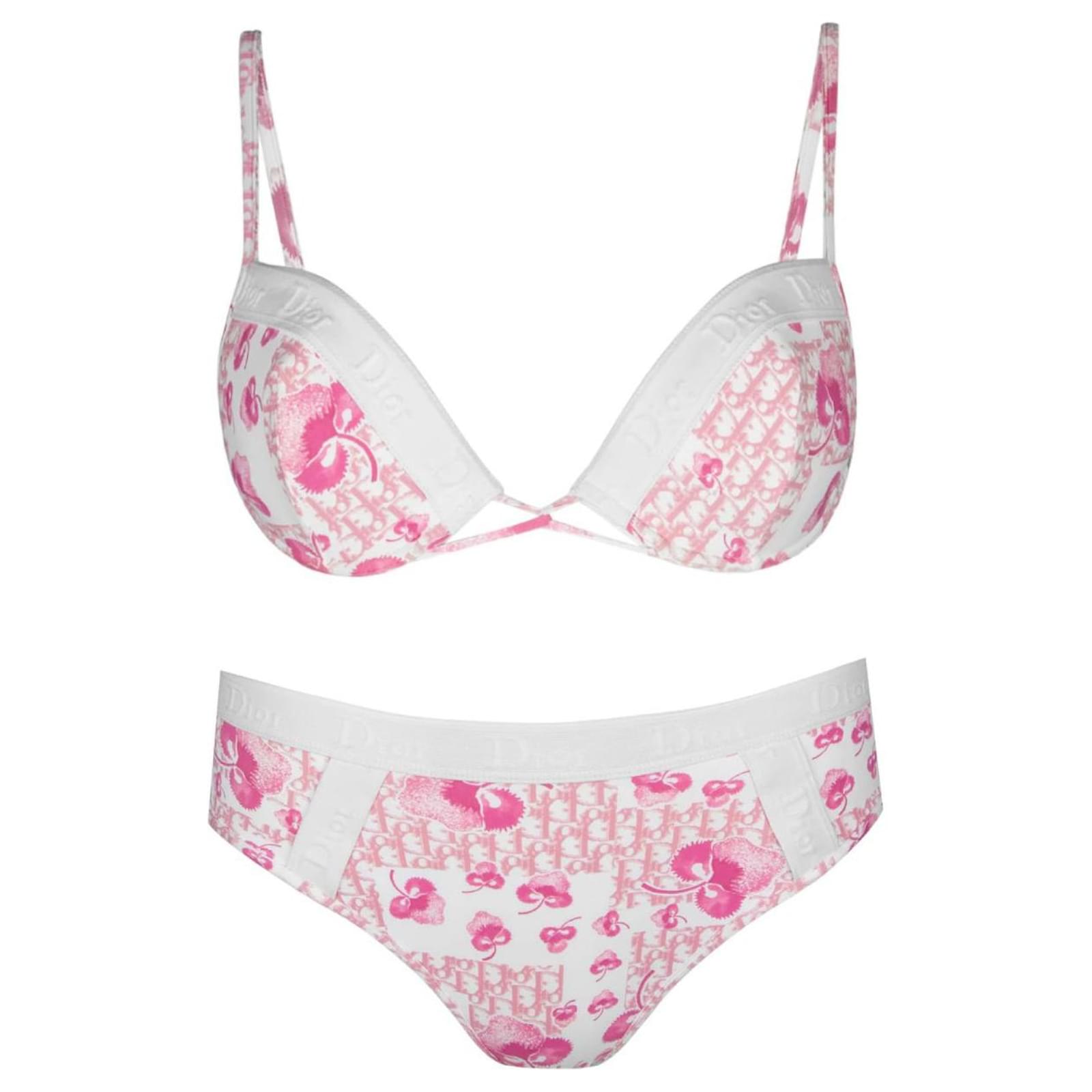 Christian Dior Floral Bikini Collection By John Galliano Cherry