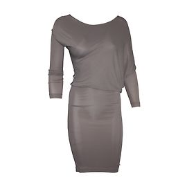 Abito a maniche a pipistrello Bcbg Max Azria Taupe