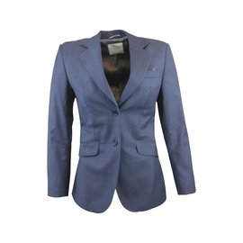 Bruce Field Jacke aus Wolle Blau