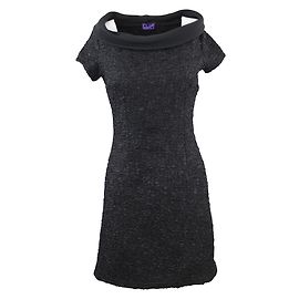 Elia Essentials. Vestido Elia Essentials negro de poliéster