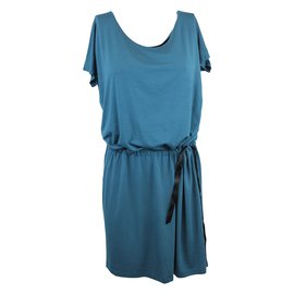 Agnès b. Kleid aus Viscose in Grün