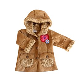 Ikks Kapuzenmantel Baby Mädchen Beige