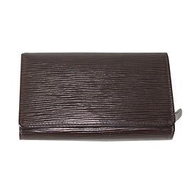 Louis Vuitton Geldbörse aus braunem Leder