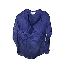 Blusa Isabel Marant Etoile de algodón púrpura