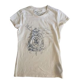 Polo Ralph Lauren T-Shirt Weiß Baumwolle XS
