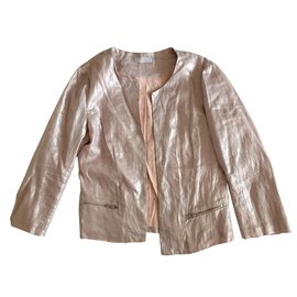 Autre Marque Promod Jacke in Metallic Pink Größe 36