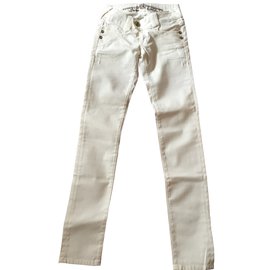 Stone Aged Slim Jeans weiß Stretch Denim - Autre Marque