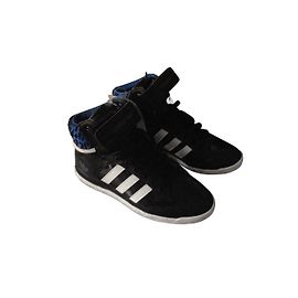 Zapatillas Adidas de piel negro y azul 36
