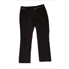Zara Hose schwarz mit Reißverschluss an der Taille