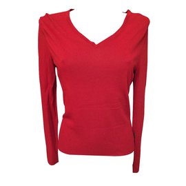 Oui Roter Pullover Größe 38 - Autre Marque