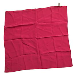Quadrato in seta rosa Cacharel 44 x 44 cm