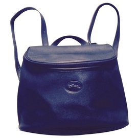 Zaino e borsa a tracolla Longchamp in pelle verde scuro