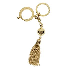 Portachiavi Louis Vuitton Oro con Frange