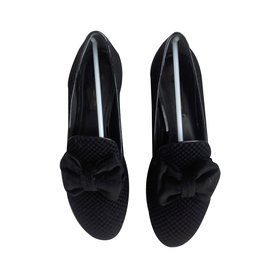 Mocassini Louis Vuitton Suit Up in velluto nero Taglia 38
