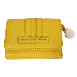 Marc by Marc Jacobs Leder Geldbörse Gelb