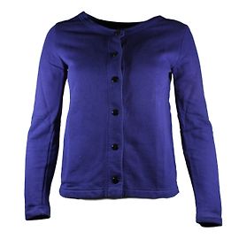 Petit Bateau Strickjacke aus blauer Baumwolle