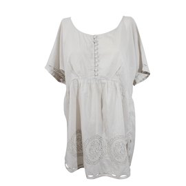 Iro Vestido Túnica Gris Algodón Talla 0