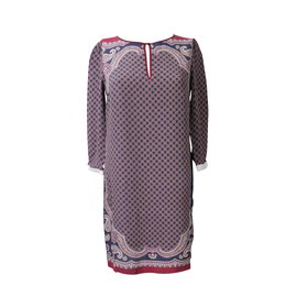 Claudie Pierlot Rosie Kleid Bordeaux Viskose