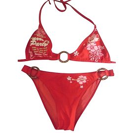 Autre Marque Traje de baño de dos piezas Banana Moon rojo
