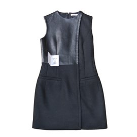 Céline Kleid schwarz aus Wolle