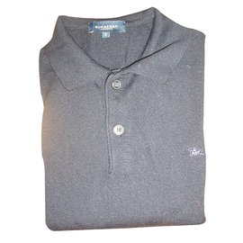 Burberry Blue Merino Wool Sweater