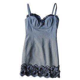 Escada Kleid aus Wolle und Seide mehrfarbig