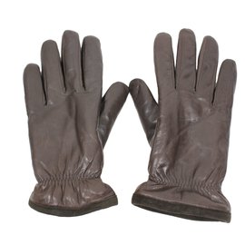 Braune Lederhandschuhe Größe M - Autre Marque