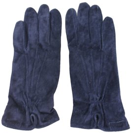 Boboki Handschuhe aus Wildleder Mitternachtsblau Größe 7 - Autre Marque