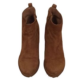 Autre Marque Botines Cosmo Paris Nubuck Cognac