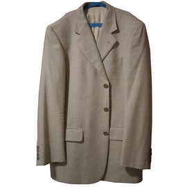 Giacca Blazer Valentino Beige in Lana e Seta 50