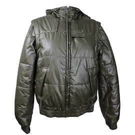 Louis Vuitton Satin Jacket with Hood Grey