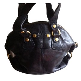 Abaco Mini Handbag Black Lamb Leather